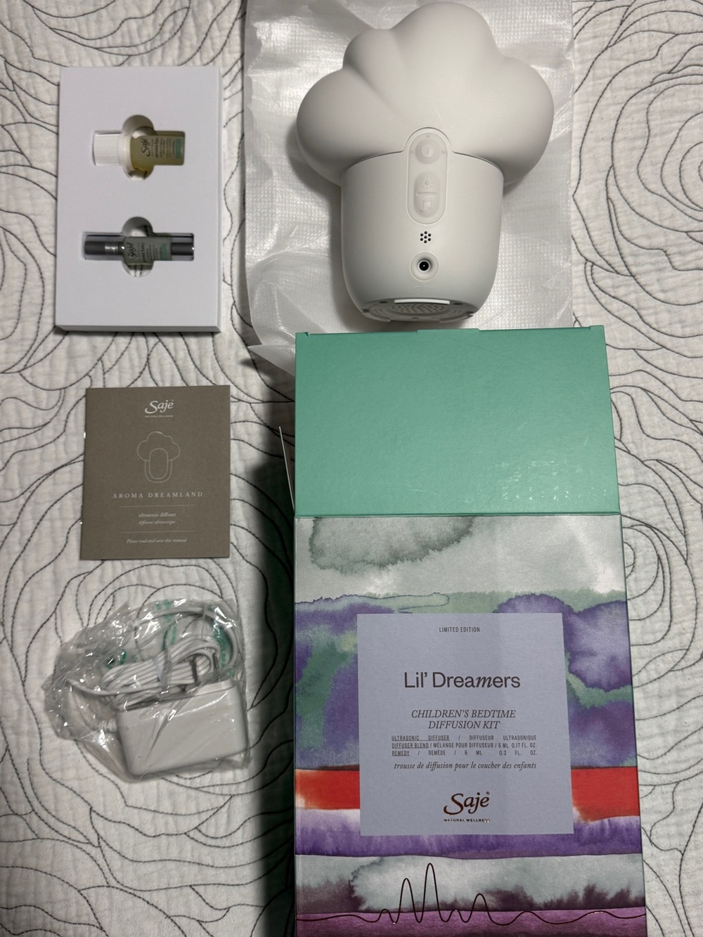 BNIB Saje Lil' Dreamers Children's Bedtime Diffusion Kit ☁️
